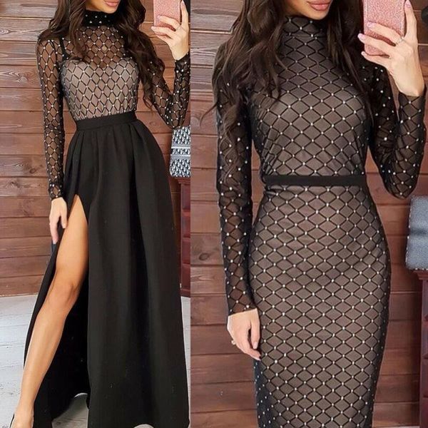 2020 женские черные платья новая женская повязка прозрачный bodycon с длинным рукавом вечерняя вечеринка коктейль клуб midi платье, Black;gray
2020 женские черные платья новая женская повязка прозрачный bodycon с длинным рукавом вечерняя вечеринка коктейль клуб midi платье, Black;gray