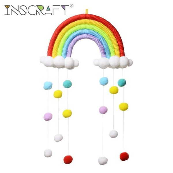 decorative objects & figurines colorful rainbow macrame wall hanging decoration cotton tassel kids room decor boho nursey dorm woven pom bal
decorative objects & figurines colorful rainbow macrame wall hanging decoration cotton tassel kids room decor boho nursey dorm woven pom bal