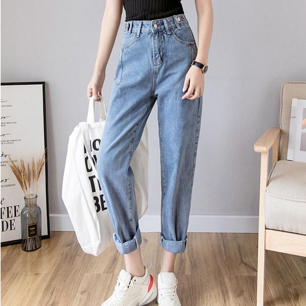 jujuland woman denim harem pants full length high-waiste jeans casual classic jeans 2021 summer ladies pants 9910, Blue
jujuland woman denim harem pants full length high-waiste jeans casual classic jeans 2021 summer ladies pants 9910, Blue