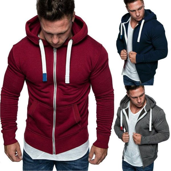 men's pullover hoodie sweatshirt casual cotton zipper plain hoody fleece autumn jacket streetwear male hoodies sweatshirts, Black
men's pullover hoodie sweatshirt casual cotton zipper plain hoody fleece autumn jacket streetwear male hoodies sweatshirts, Black