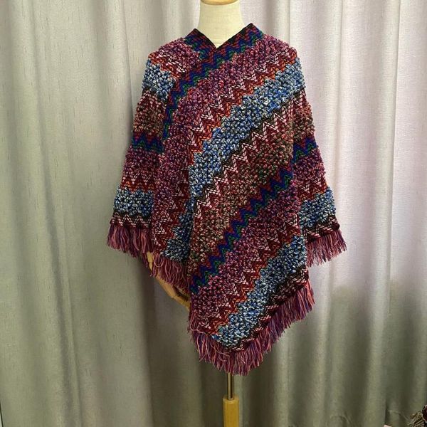 scarves spring and autumn national wind cloak shawl knitted hedging mohair fringed scarf female long to keep warm, Blue;gray
scarves spring and autumn national wind cloak shawl knitted hedging mohair fringed scarf female long to keep warm, Blue;gray