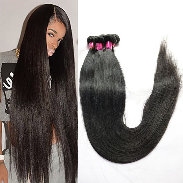 Brazilian Virgin Hair Straight Human Hair Weave Bundles 28 30 32 34 36 38 40 Inch Longest Peruvian Malaysian Indian Remy Hair Extensions, Black
Brazilian Virgin Hair Straight Human Hair Weave Bundles 28 30 32 34 36 38 40 Inch Longest Peruvian Malaysian Indian Remy Hair Extensions, Black