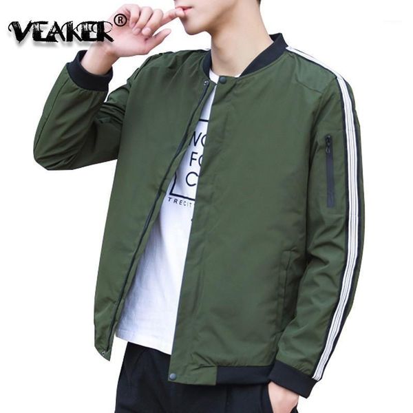 mens bomber jackets men stripe baseball coat jacket outerwear army green/black/deep blue/red/white 5 colors 2020 autumn winter1, Black;brown
mens bomber jackets men stripe baseball coat jacket outerwear army green/black/deep blue/red/white 5 colors 2020 autumn winter1, Black;brown