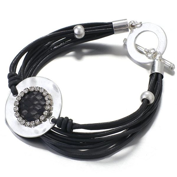 flashbuy fashion multilayer leather wrap bracelets multi row bangles for women round metal charms multilayer female jewelry bbygxm, Golden;silver
flashbuy fashion multilayer leather wrap bracelets multi row bangles for women round metal charms multilayer female jewelry bbygxm, Golden;silver