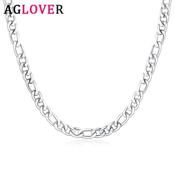 aglover 925 sterling silver 20 inch charm 6mm sideways necklace for woman man fashion wedding engagement charm jewelry gift
aglover 925 sterling silver 20 inch charm 6mm sideways necklace for woman man fashion wedding engagement charm jewelry gift