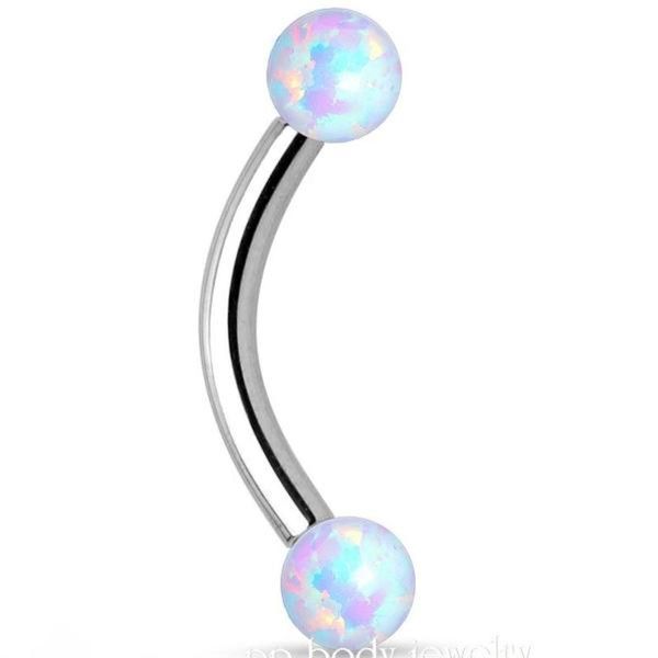 showlove-1pc synthetic opal ball internally threaded curved eyebrow barbell rings piercing 16g banana eyebrow body jewelry q sqcvya, Silver
showlove-1pc synthetic opal ball internally threaded curved eyebrow barbell rings piercing 16g banana eyebrow body jewelry q sqcvya, Silver