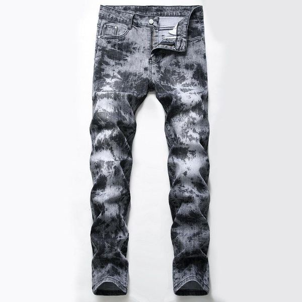 hombre fashion color motorcycle designer denim trousers men's straight jeans leg printing jeans men's hip-hop printing, Blue
hombre fashion color motorcycle designer denim trousers men's straight jeans leg printing jeans men's hip-hop printing, Blue