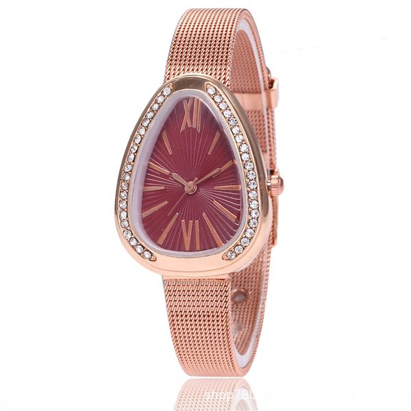 selling selling ultra-thin fashion temperament all-match small snake-shaped diamond ladies mesh belt rose gold watch foreign trade h, Slivery;brown
selling selling ultra-thin fashion temperament all-match small snake-shaped diamond ladies mesh belt rose gold watch foreign trade h, Slivery;brown