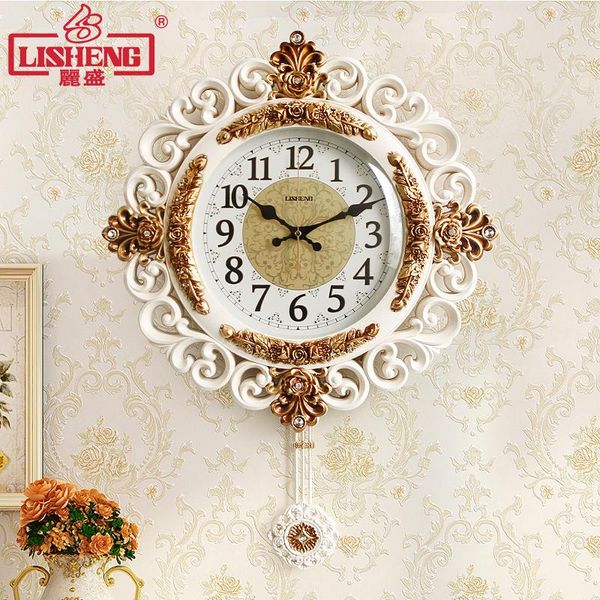wall clocks european clock living room mute home pastoral atmosphere decorative quartz pendulum creative
wall clocks european clock living room mute home pastoral atmosphere decorative quartz pendulum creative