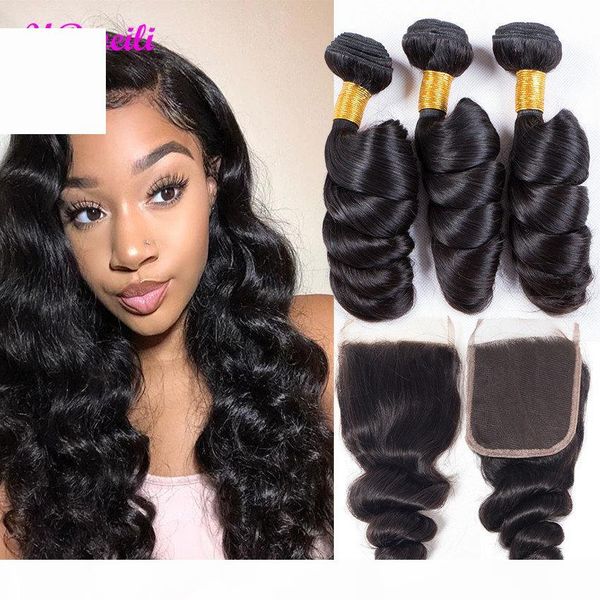 brazilian loose wave virgin hair weave bundles with closure loose wave 3 bundles human hair weave with closure remy hair bundles extensions, Black;brown
brazilian loose wave virgin hair weave bundles with closure loose wave 3 bundles human hair weave with closure remy hair bundles extensions, Black;brown