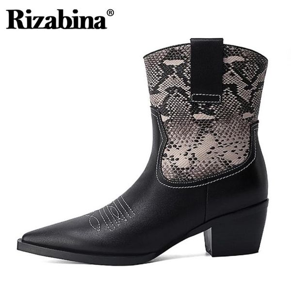 boots rizabina genuine leather women pointed toe thick heel winter shoes woman warm short boot office footwear size 34-40, Black
boots rizabina genuine leather women pointed toe thick heel winter shoes woman warm short boot office footwear size 34-40, Black