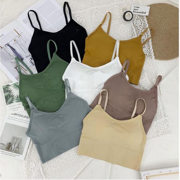casual womens underwear cut seamless vest slim new solid without steel rims ladies slim sports vest, White
casual womens underwear cut seamless vest slim new solid without steel rims ladies slim sports vest, White
