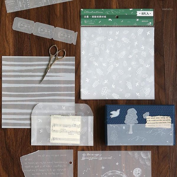 packing bags 8pcs/lot white ink sulfuric acid paper background series handbook retro black and stationery poster material1
packing bags 8pcs/lot white ink sulfuric acid paper background series handbook retro black and stationery poster material1