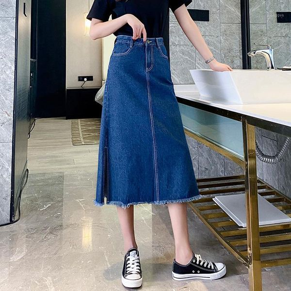 plus size s-5xl ladies jeans skirts womens large size korean fashion casual high waist blue long denim skirt pockets1, Black
plus size s-5xl ladies jeans skirts womens large size korean fashion casual high waist blue long denim skirt pockets1, Black