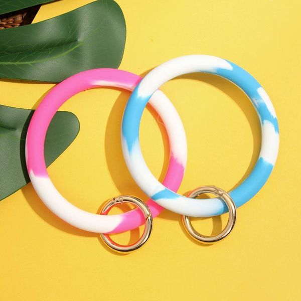 keychains jjfoucs 2021 fashion soft silicone key chain for women girl large circle keyring exaggeration wristlet keychain accessories, Silver
keychains jjfoucs 2021 fashion soft silicone key chain for women girl large circle keyring exaggeration wristlet keychain accessories, Silver