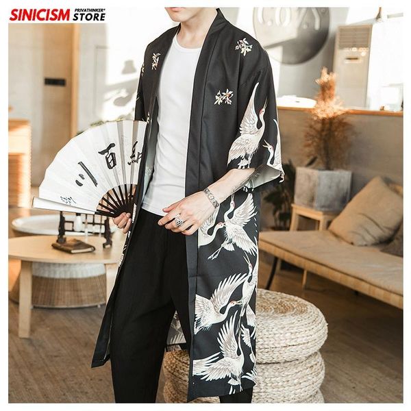 sinicism store new mens loose long kimono trench jacket men chinese style long trench 2020 male spring printed coat thin clothes1, Tan;black
sinicism store new mens loose long kimono trench jacket men chinese style long trench 2020 male spring printed coat thin clothes1, Tan;black
