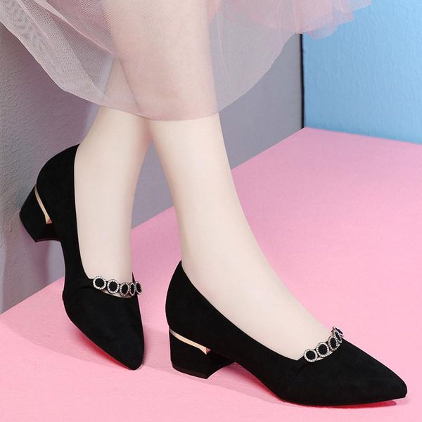 2020 shoes woman summer fashion pointed women shoes womens high heels sandals square heeled pumps ladies a601, Black
2020 shoes woman summer fashion pointed women shoes womens high heels sandals square heeled pumps ladies a601, Black