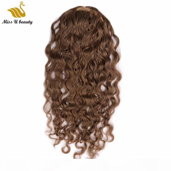 light brown color curly ponytail hair extensions drawstring clip in ponytail remy human hair cuticle aligned healthy hair, Black
light brown color curly ponytail hair extensions drawstring clip in ponytail remy human hair cuticle aligned healthy hair, Black