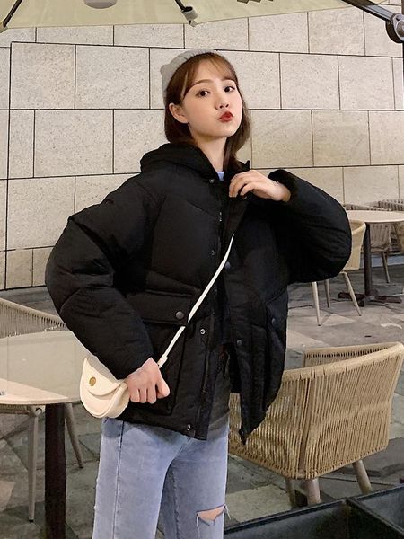 new winter jacket for women korean style coat fashion female down jacket women parkas casual ins loose cotton-padded1, Black
new winter jacket for women korean style coat fashion female down jacket women parkas casual ins loose cotton-padded1, Black