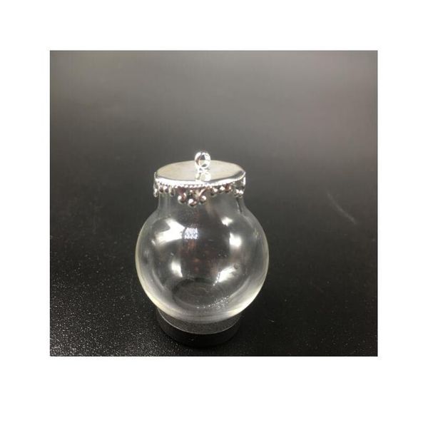 5sets 25*15mm round transparent glass globes with 5 colors metal crown base tray jewelry necklace vial pendant wishing bbyale, Black
5sets 25*15mm round transparent glass globes with 5 colors metal crown base tray jewelry necklace vial pendant wishing bbyale, Black