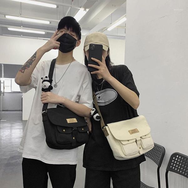 waist bags women girls cotton bucket pouch tooling postman handbag totes solid canvas korean simple couple shoulder bag1
waist bags women girls cotton bucket pouch tooling postman handbag totes solid canvas korean simple couple shoulder bag1