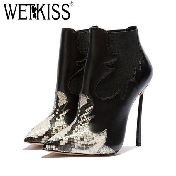boots wetkiss occident ankle women printing pointed toe footwear booties warm short plush 2021 thin high heels ladies shoes, Black
boots wetkiss occident ankle women printing pointed toe footwear booties warm short plush 2021 thin high heels ladies shoes, Black