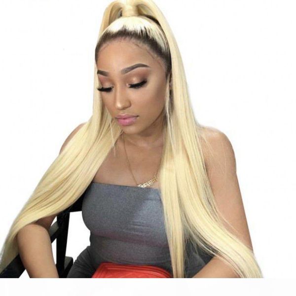 mongolian blonde glueless lace wig with baby hair 1b 613 long straight lace front human hair wigs, Black;brown
mongolian blonde glueless lace wig with baby hair 1b 613 long straight lace front human hair wigs, Black;brown