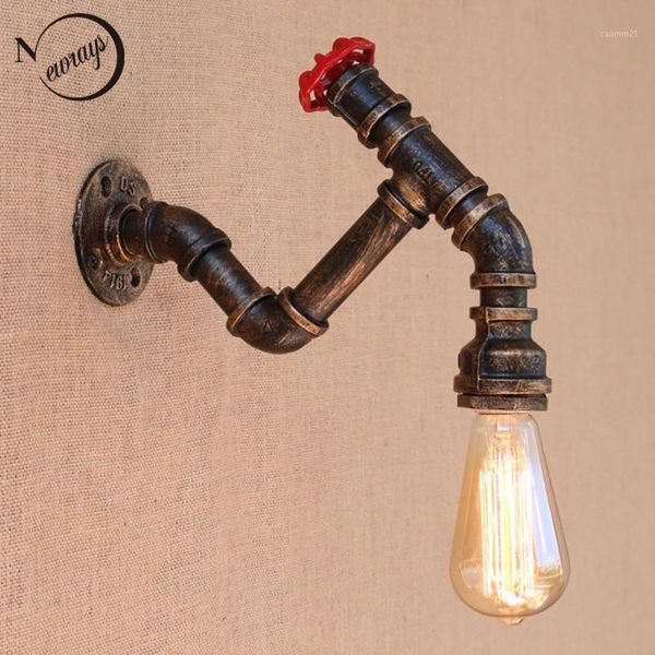 american country iron water pipe vintage wall lamp with edison/led bulb e27 lights 110v-220v for cafe hallway bedroom study bar1
american country iron water pipe vintage wall lamp with edison/led bulb e27 lights 110v-220v for cafe hallway bedroom study bar1