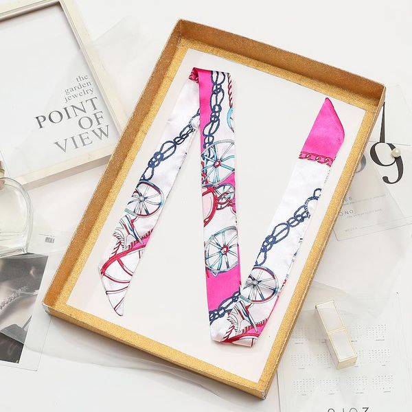 2020 fashion skinny scarf for women long silk bag scarves hair band foulard lady neck tie design print small ribbon headband wmtvni, Blue;gray
2020 fashion skinny scarf for women long silk bag scarves hair band foulard lady neck tie design print small ribbon headband wmtvni, Blue;gray