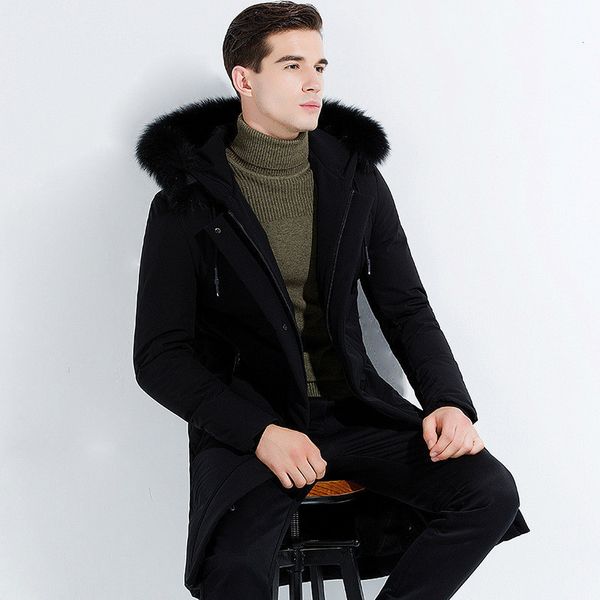duck winter casual warm fox fur collar parka men down coats coat hombre kj575 jhag, Black
duck winter casual warm fox fur collar parka men down coats coat hombre kj575 jhag, Black