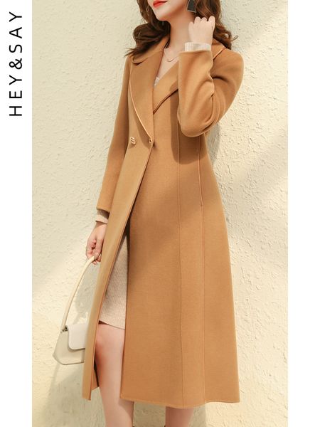 slim cashmere women's middle and long-term 2020 new double-sided cloth high-end woolen coat, Black
slim cashmere women's middle and long-term 2020 new double-sided cloth high-end woolen coat, Black