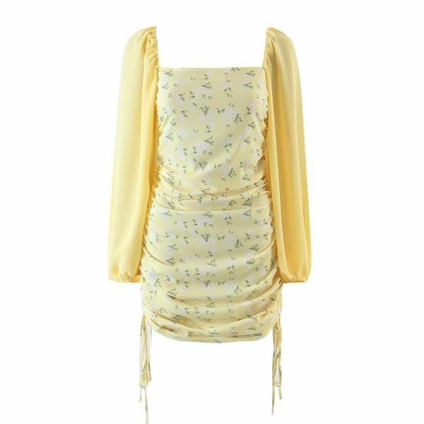 vintage floral yellow chiffon dress women summer spring long sleeve square collar mini vintage dress yellow vestidos mujer, Black;gray
vintage floral yellow chiffon dress women summer spring long sleeve square collar mini vintage dress yellow vestidos mujer, Black;gray