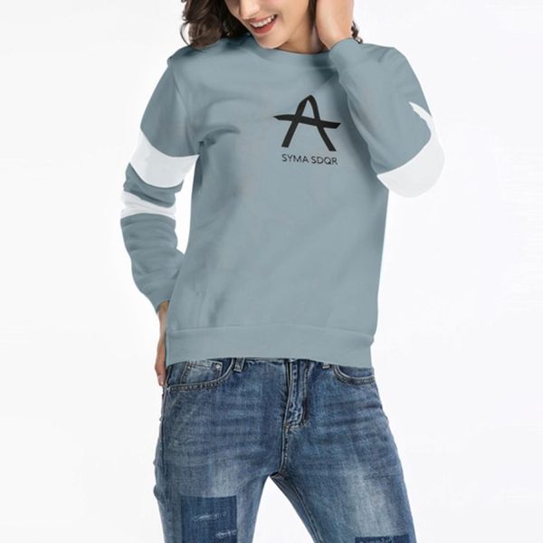 hooded long sleeve casual loose sweatshirt, Black
hooded long sleeve casual loose sweatshirt, Black