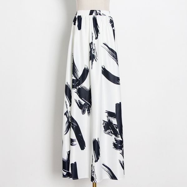 twotwinstyle print split skirt ladies high waist elastic large size x long elegant skirts female 2020 spring summer tide clothes q1209, Black
twotwinstyle print split skirt ladies high waist elastic large size x long elegant skirts female 2020 spring summer tide clothes q1209, Black
