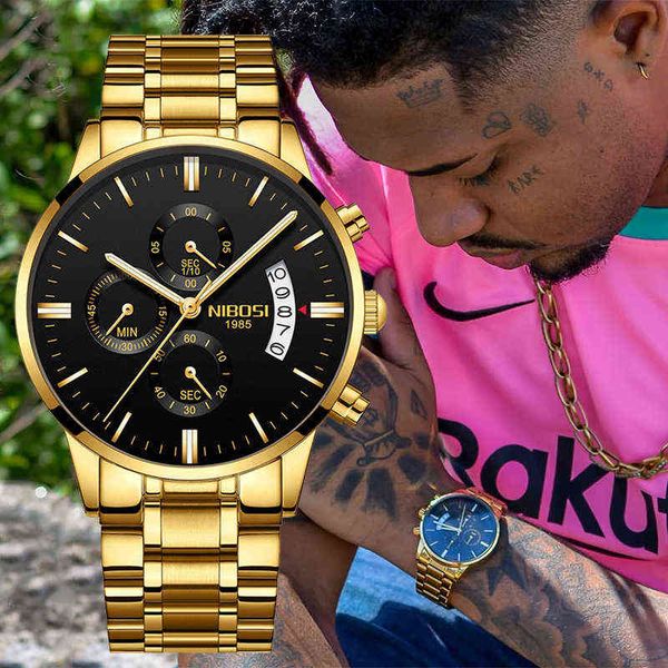 nibosi women men luxury brand watch simple quartz waterproof wristwatch female fashion casual watches mens clock reloj hombre 220105, Slivery;brown
nibosi women men luxury brand watch simple quartz waterproof wristwatch female fashion casual watches mens clock reloj hombre 220105, Slivery;brown