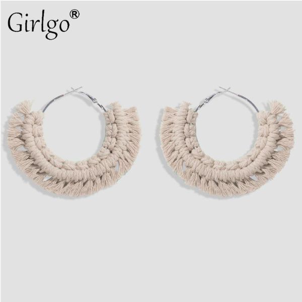 girlgo short tassel hoop earrings for women girls 2020 handmade multicolored cotton summer jewelry brincos party gifts, Golden;silver
girlgo short tassel hoop earrings for women girls 2020 handmade multicolored cotton summer jewelry brincos party gifts, Golden;silver