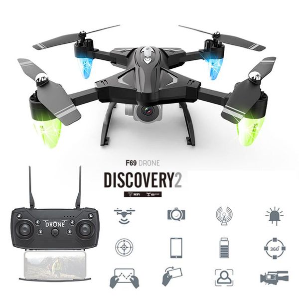 folded rc drone f69 wifi fpv rc helicopter optical flow 1080p hd camera wide angle holdable model aerial video training toy
folded rc drone f69 wifi fpv rc helicopter optical flow 1080p hd camera wide angle holdable model aerial video training toy