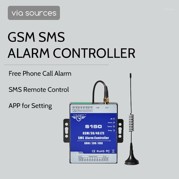 alarm systems s150 rtu sms telemetry gsm security system remote control iot switch  relay smart home 8 digital input lte cellular1
alarm systems s150 rtu sms telemetry gsm security system remote control iot switch  relay smart home 8 digital input lte cellular1