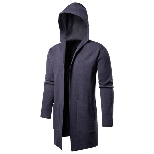casual long sleeve autumn winter sweater men korean style slim knitted gray sweater 201105, White;black
casual long sleeve autumn winter sweater men korean style slim knitted gray sweater 201105, White;black