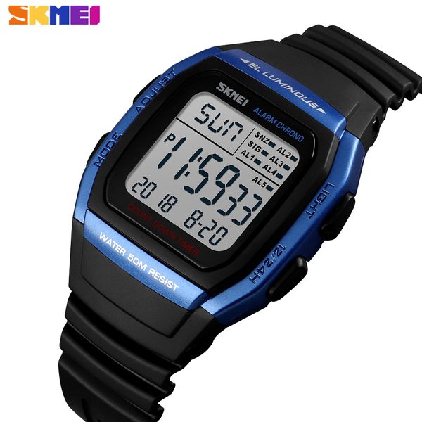 skmei brand luxury watches men fashion digital electronic clock sport waterproof military chrono wristwatch relogio masculino 201212, Slivery;brown
skmei brand luxury watches men fashion digital electronic clock sport waterproof military chrono wristwatch relogio masculino 201212, Slivery;brown