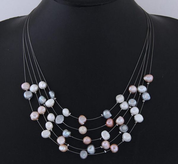 nanbo europe&america fashion simple high-quality long colored pearl bohemia beads multi-layer link chain maxi necklace mx1185, Silver
nanbo europe&america fashion simple high-quality long colored pearl bohemia beads multi-layer link chain maxi necklace mx1185, Silver