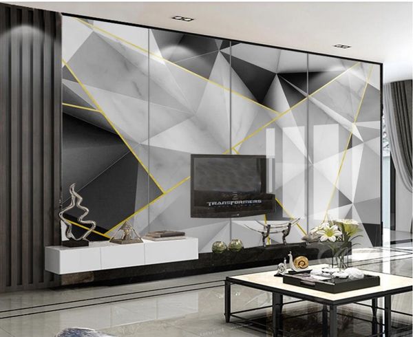 modern simple three-dimensional geometric gold line gray and white marble tv background wall 3d wallpapers
modern simple three-dimensional geometric gold line gray and white marble tv background wall 3d wallpapers