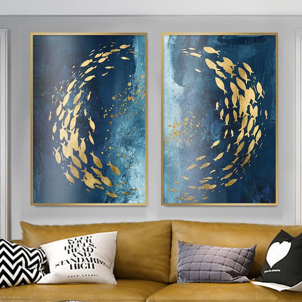 nordic art wall poster printing canvas painting golden fish abstract underwater picture modern home decoration living room mural
nordic art wall poster printing canvas painting golden fish abstract underwater picture modern home decoration living room mural