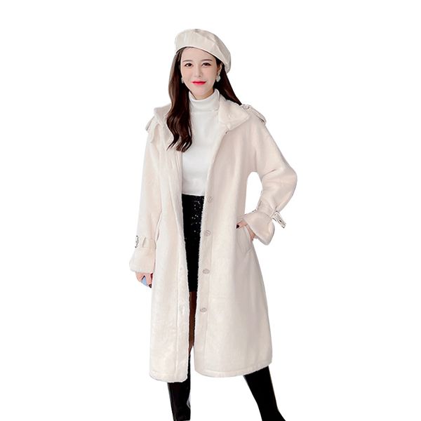 mwinter 2020 new fashion close waist mink fur loose medium length stand collar woolen coat, Black
mwinter 2020 new fashion close waist mink fur loose medium length stand collar woolen coat, Black