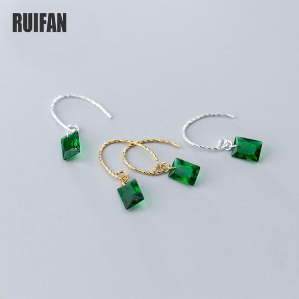 ruifan green crystal earrings silver/gold color real 925 sterling silver hooks earring for women trendy korean jewelry yea426, Golden;silver
ruifan green crystal earrings silver/gold color real 925 sterling silver hooks earring for women trendy korean jewelry yea426, Golden;silver