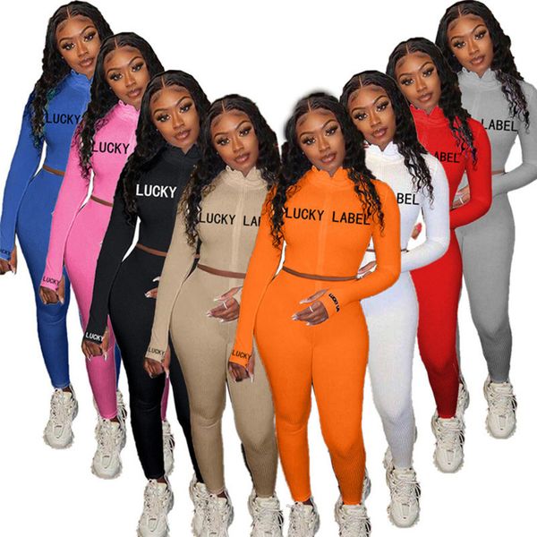 women designer tracksuit embroidery lucky lable letters zipper coat jacket legging pants outfit two piece sports suits g12202, White
women designer tracksuit embroidery lucky lable letters zipper coat jacket legging pants outfit two piece sports suits g12202, White