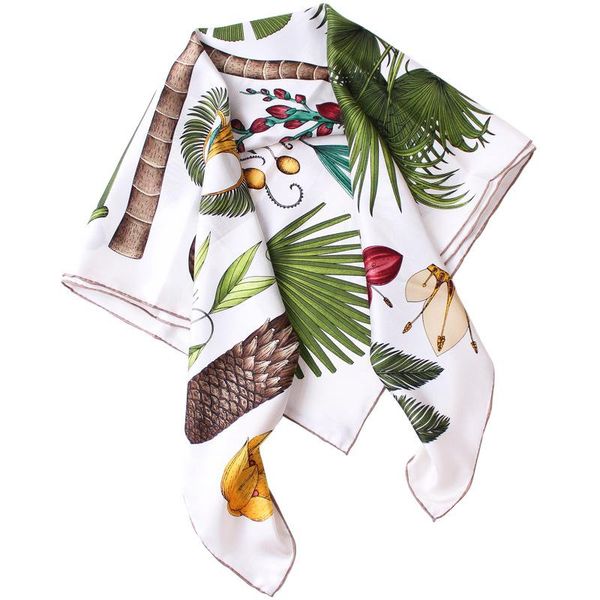 scarves silk twill scarf 90 square beautiful natural scenery palm tree bandana gift, Blue;gray
scarves silk twill scarf 90 square beautiful natural scenery palm tree bandana gift, Blue;gray