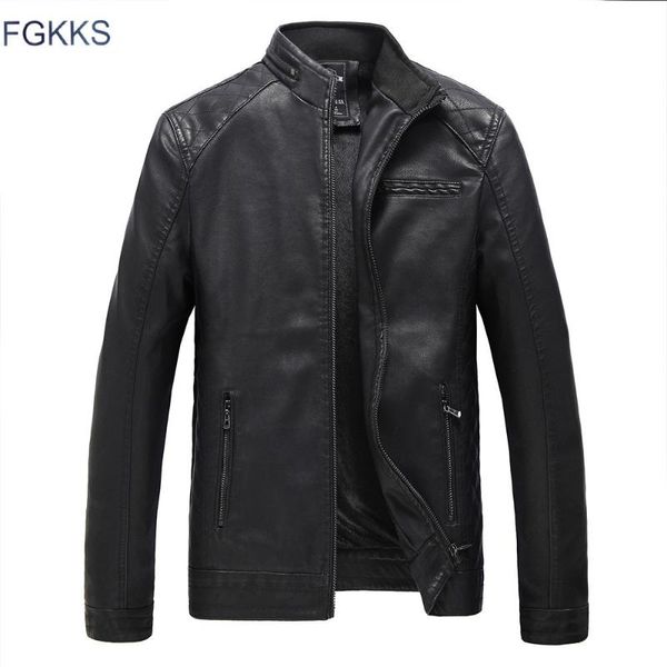 men's leather & faux fgkks brown genuine jackets men real cowhide brand male bomber motorcycle biker coats, Black
men's leather & faux fgkks brown genuine jackets men real cowhide brand male bomber motorcycle biker coats, Black