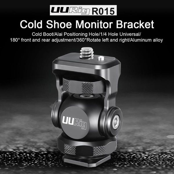 tripod heads uurig r015 monitor bracket mini ballhead with cold shoe mount gimbal rig for sony canon nikon dslr camera accessories smartphon
tripod heads uurig r015 monitor bracket mini ballhead with cold shoe mount gimbal rig for sony canon nikon dslr camera accessories smartphon