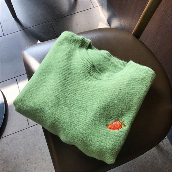 new spring feminine autumn, embroidered fruits knitted sweater, ladys, neck long, sweet, casual wool pullovers. mllp, White;black
new spring feminine autumn, embroidered fruits knitted sweater, ladys, neck long, sweet, casual wool pullovers. mllp, White;black